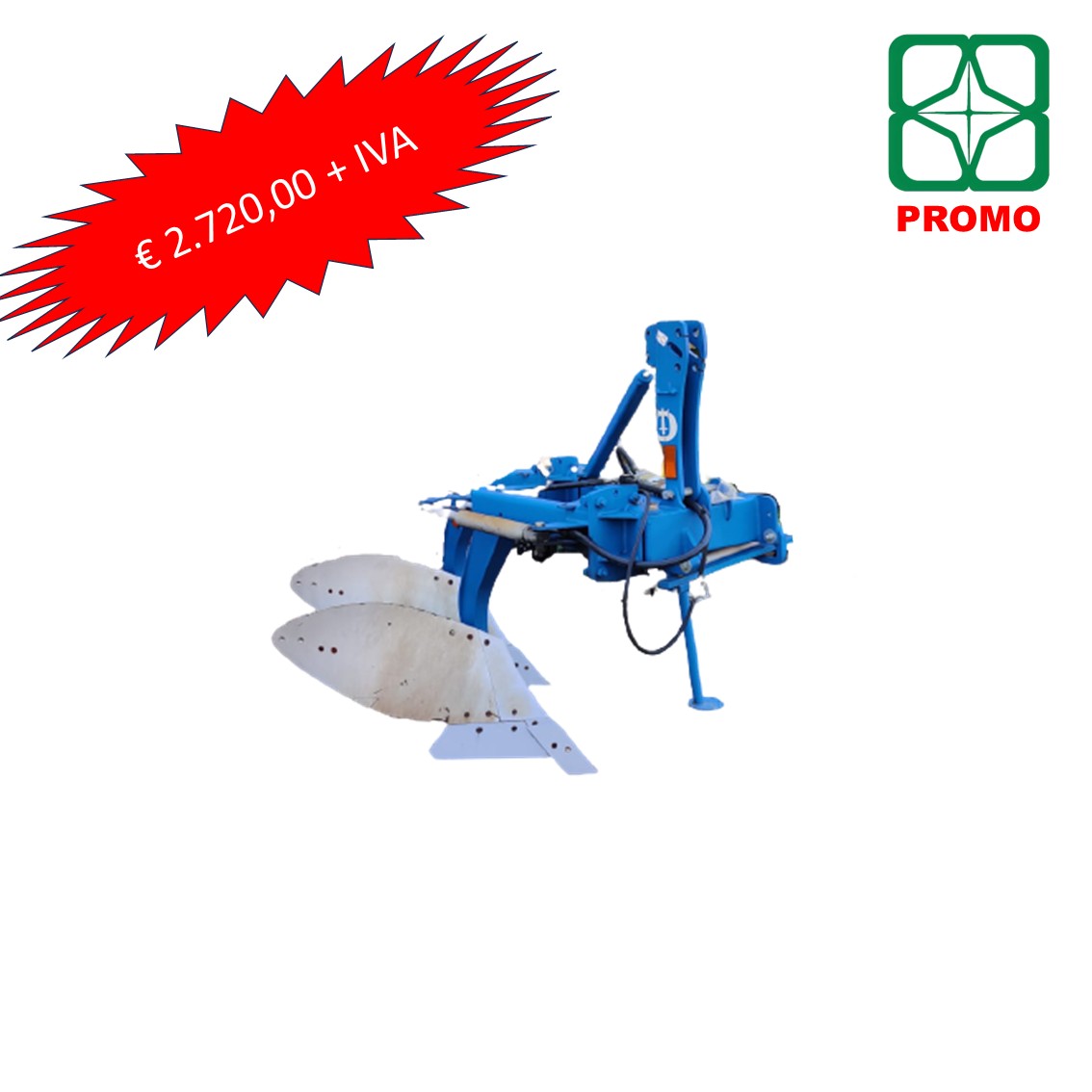 Aratro Bivomere Overum CT 2980 H - immagine 2
