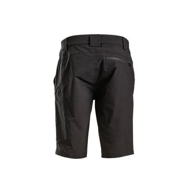 Pantaloncini da uomo elasticizzati nero antracite