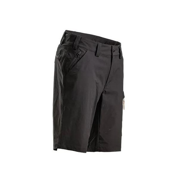 Pantaloncini da uomo elasticizzati nero antracite
