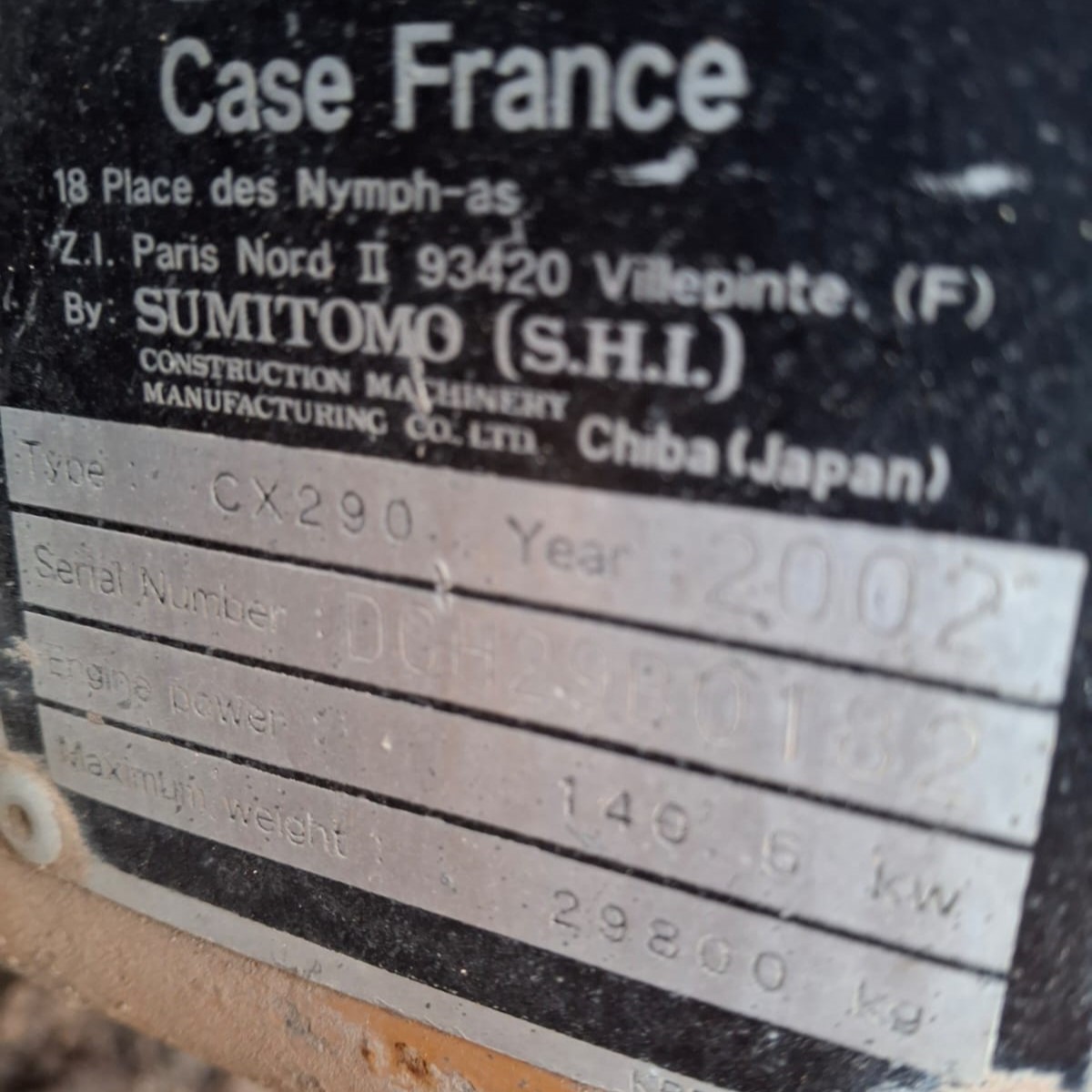 Escavatore Case CX 290 - immagine 4