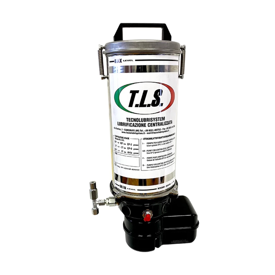 Kit Impianto di Ingrassaggio Automatico Per Xcmg Xe 155 ECR Mono - 11466.RM.26