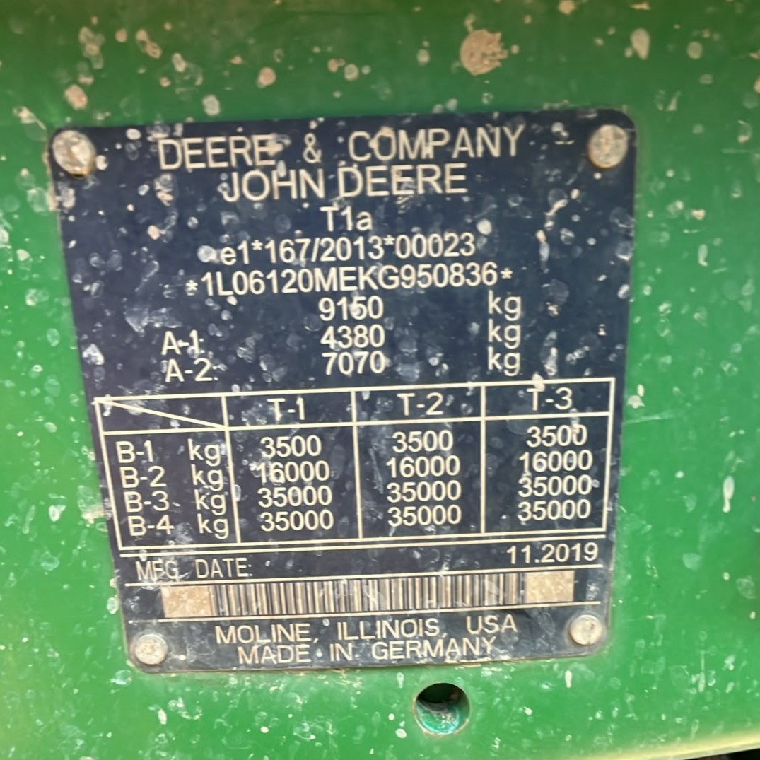Trattore Gommato John Deere 6120M - immagine 7
