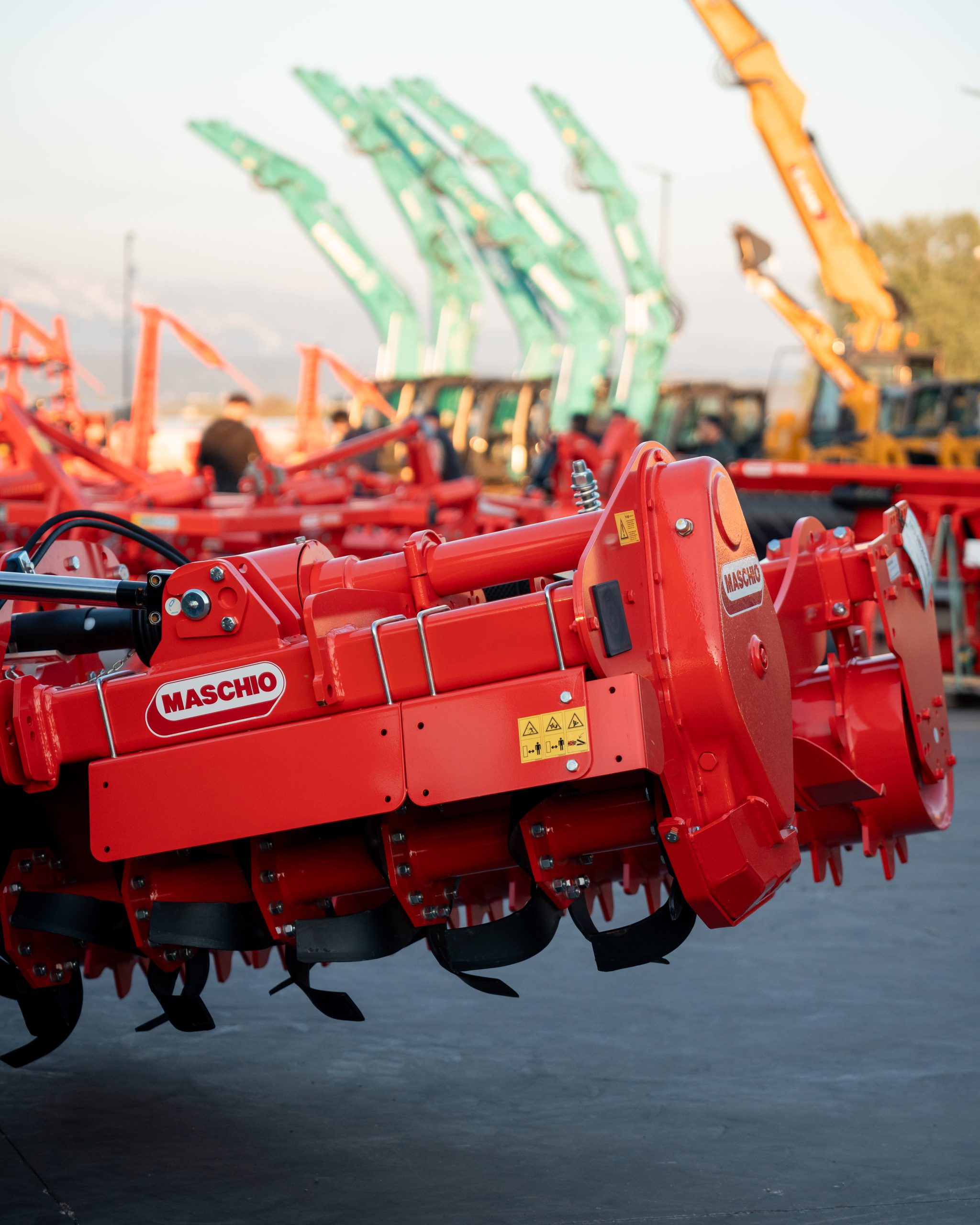 Fresatrice Maschio in esposizione all'Open Day di Eboli