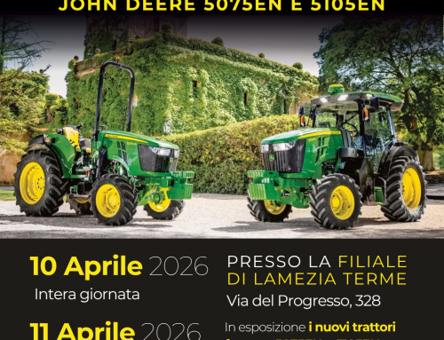 Gruppo Bruno presenta i nuovi trattori frutteto John Deere 5075EN e 5105EN a Lamezia Terme